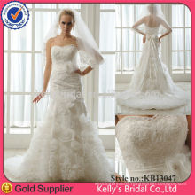 2015 new arrival sleeveless strapless wedding dresses for pregnant brides